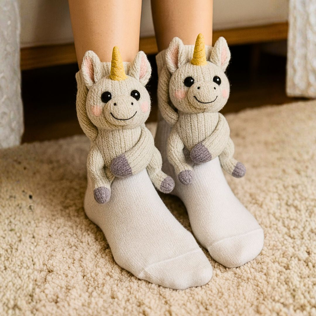 HUGGY Socks Unicorn