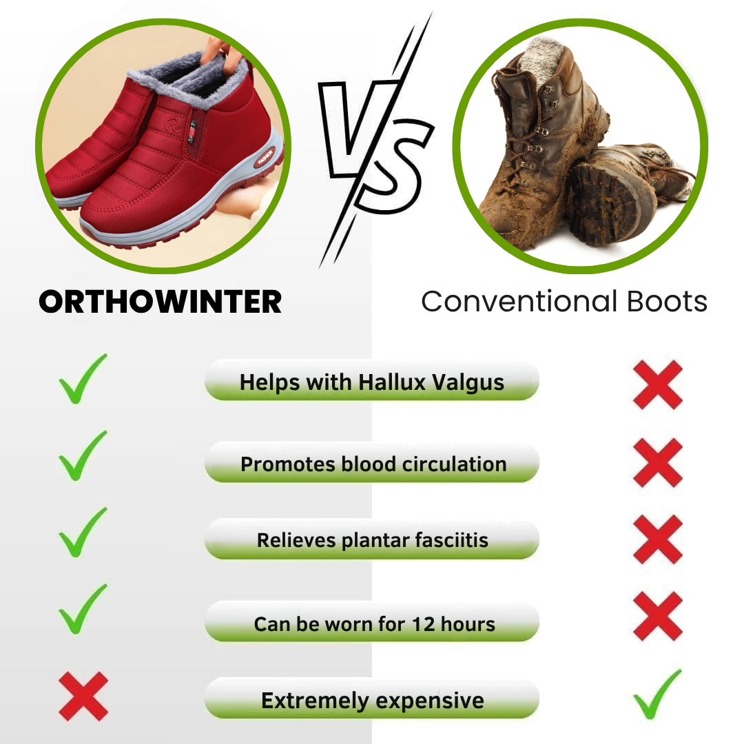 OrthoWinter - ergonomic, waterproof, insulated shoes for autumn and winter