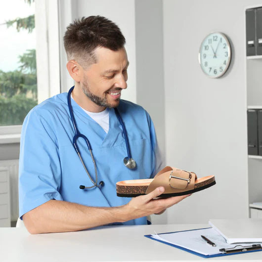 OrthoMia - Pain-relieving cork sandals with buckle belt design for women - Limited Edition (Buy One, Get One Free)