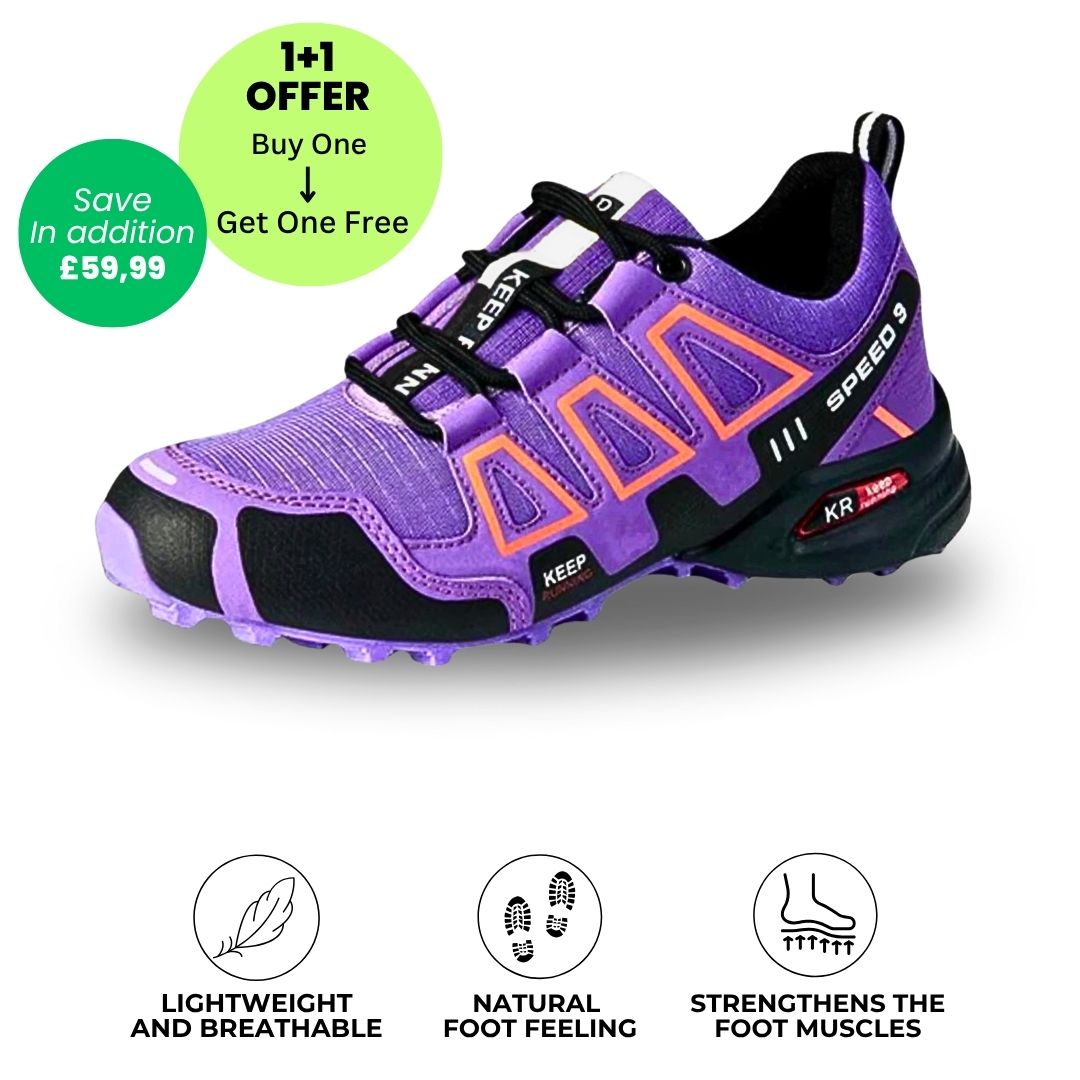 OrthoTrekking (2025) - ergonomic walking and hiking shoe for pain relief (Unisex) - Limited Edition (Buy One, Get One Free)