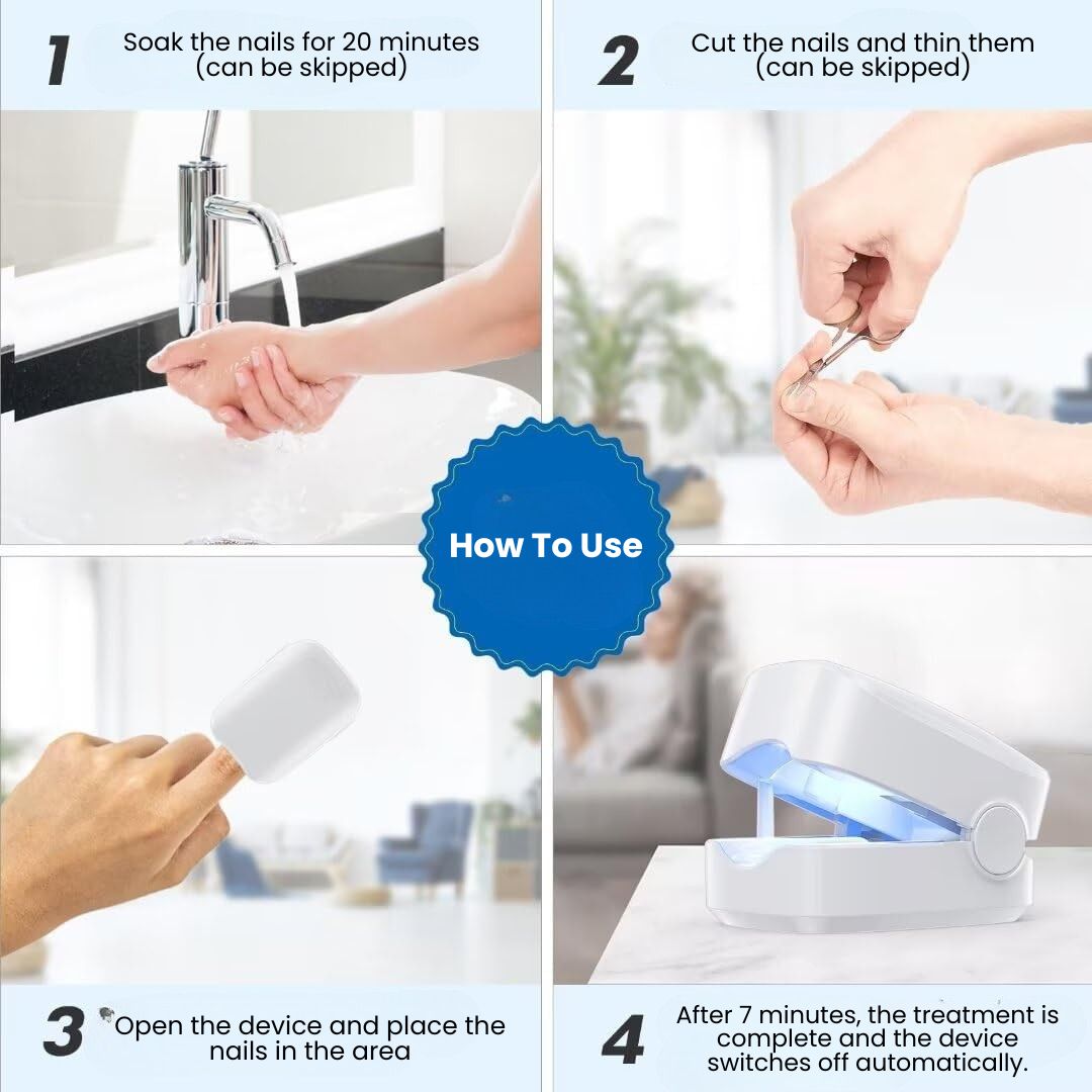 DermaNail – Patented nail fungus therapy – for healthy nails within 4 weeks Success