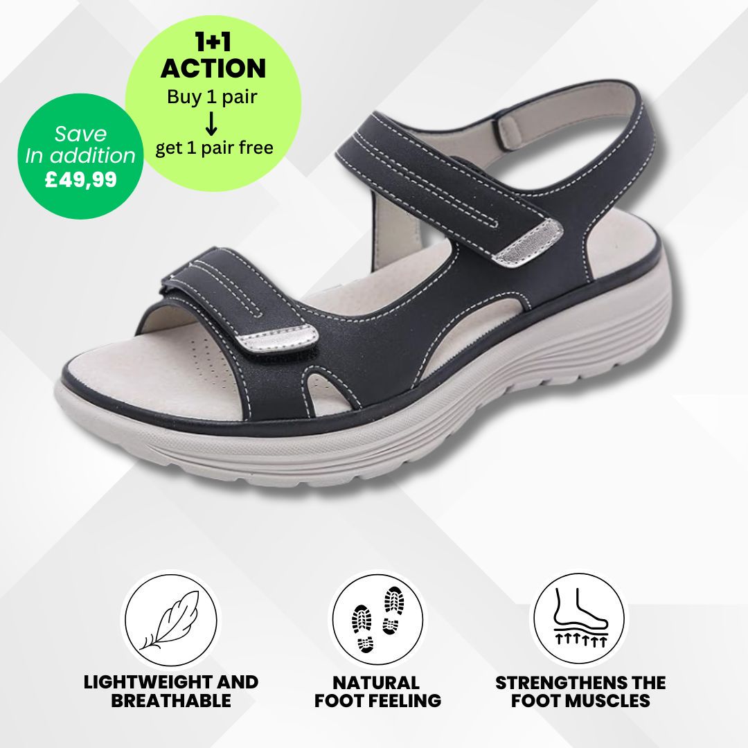 OrthoKlara - ergonomic, pain relieving & non-slip sandals for women Special Action 1+1 Free