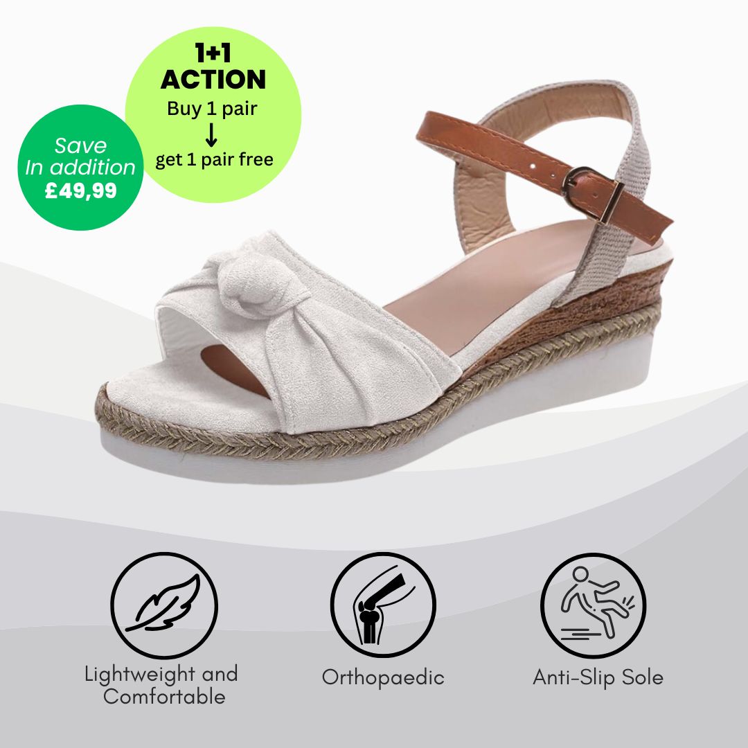 OrthoLuna - orthopaedic pain relieving sandals for more comfort - Special Action 1+1 Free