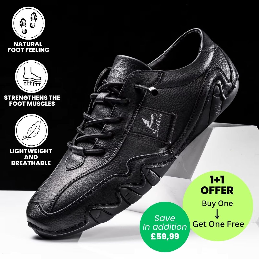 Ibex - ergonomic, pain relieving & waterproof leather barefoot shoe - Limited Edition (Buy One, Get One Free)