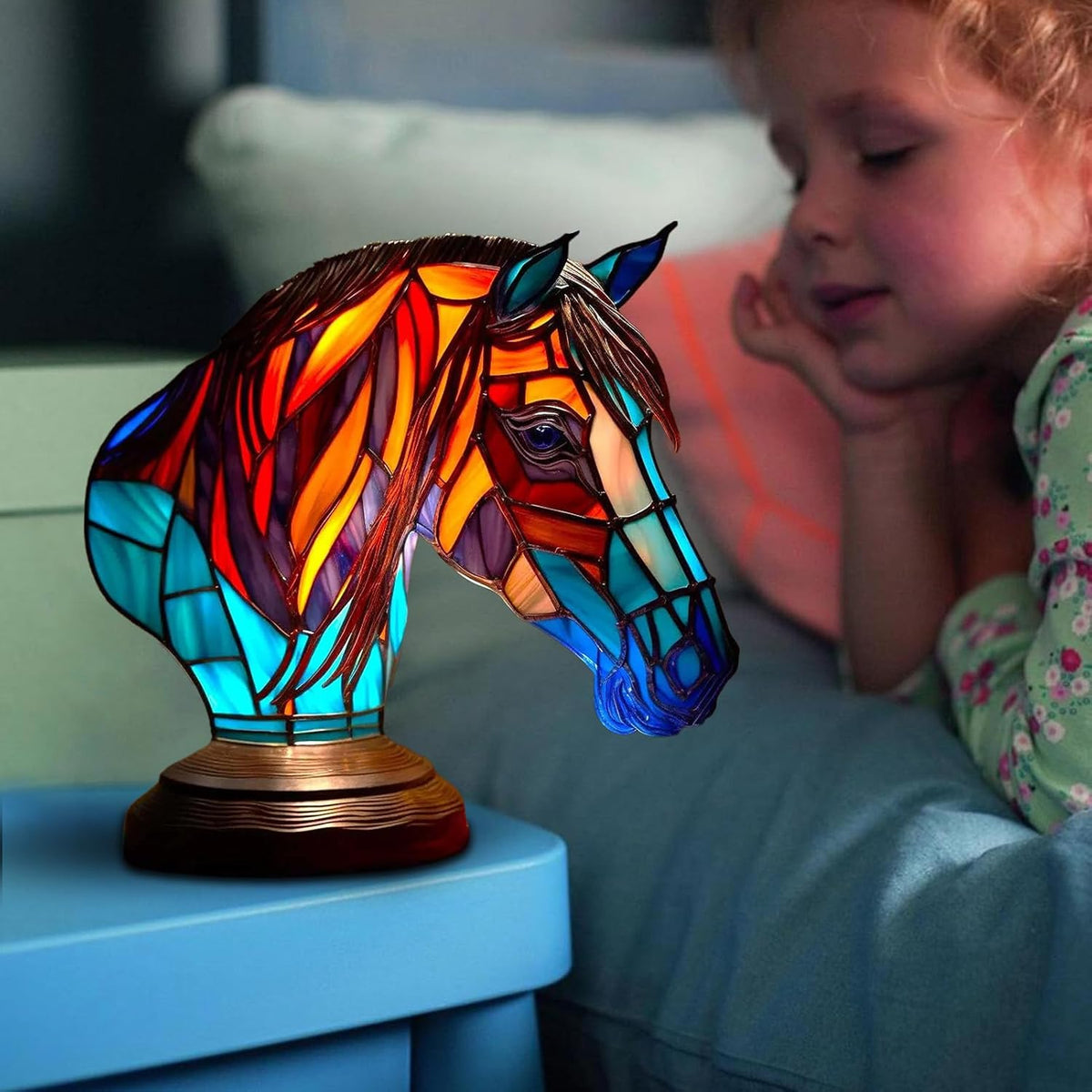 Light Horse - handmade lamp that makes hearts shine