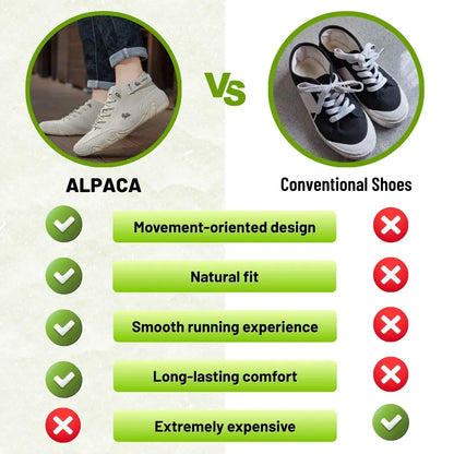 Alpaca - ergonomic & waterproof barefoot shoes