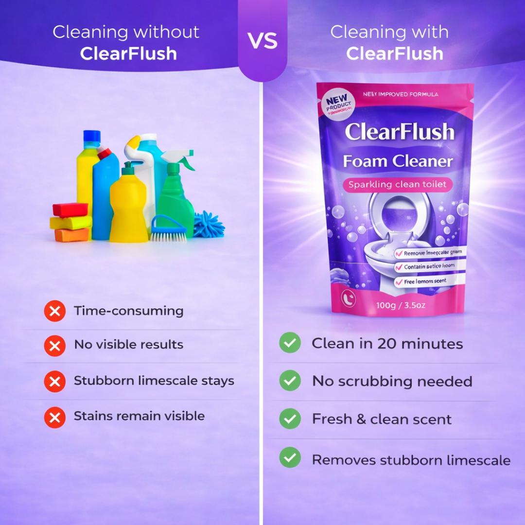 ClearFlush – The Original – Powerful Against Clogs, Limescale & Toilet Grime