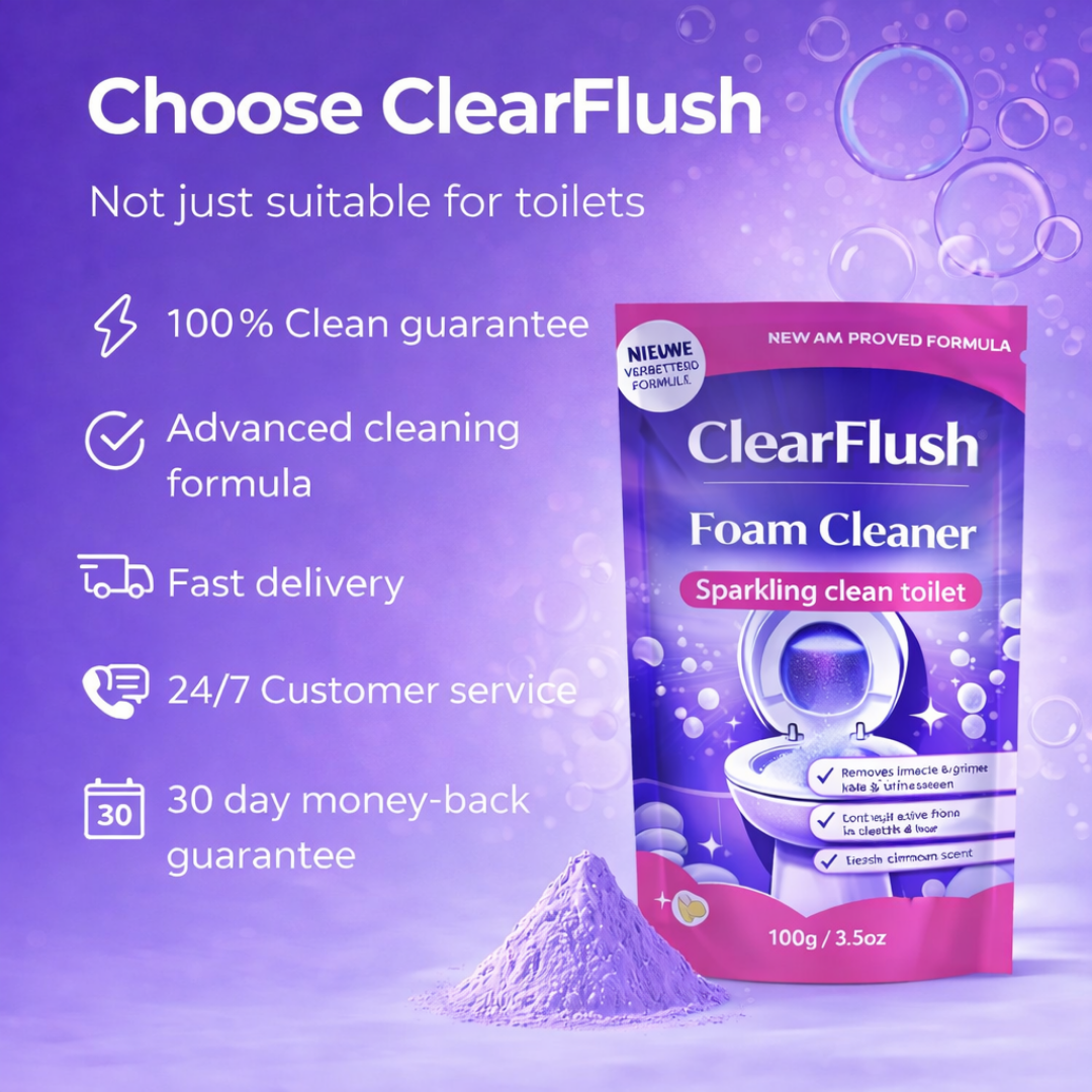 ClearFlush – The Original – Powerful Against Clogs, Limescale & Toilet Grime