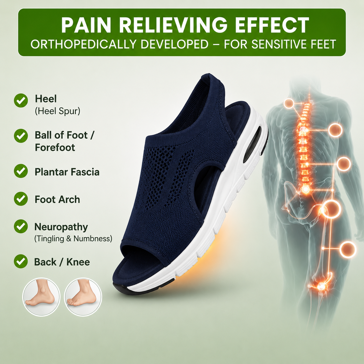 Florax™ - Pain-relieving comfort sandals | Non-slip & lightweight