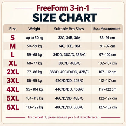FreeForm 3-in-1 – The Top That Replaces Your Bra | Supportive Comfort Top with Built-In Bra