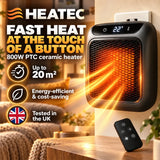 HEATEC – Energy-Efficient Portable Comfort Heater with Powerful Heating Performance & Safety System, No Installation Required | Up to 20 m²