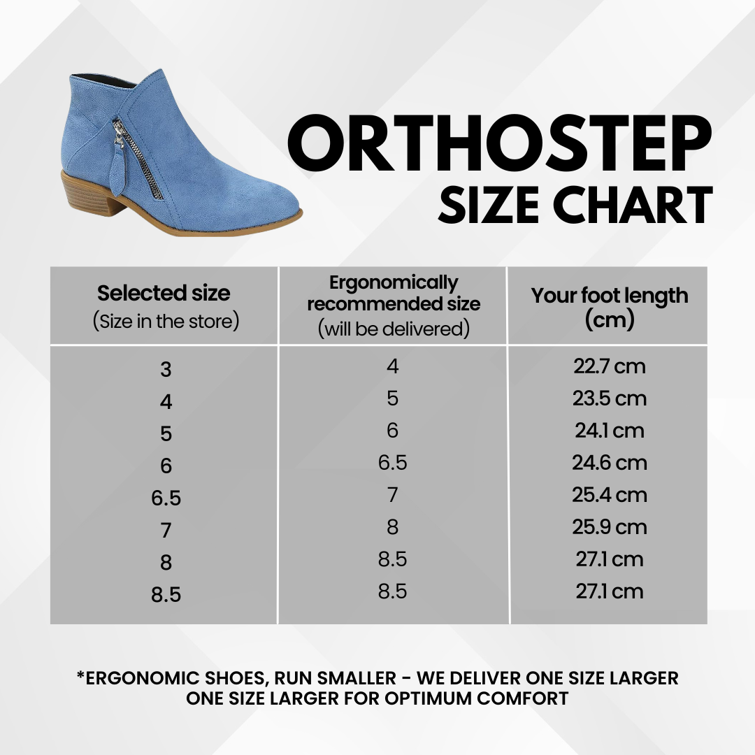 OrthoStep – Ergonomic pain relief ankle boots with ergonomic support