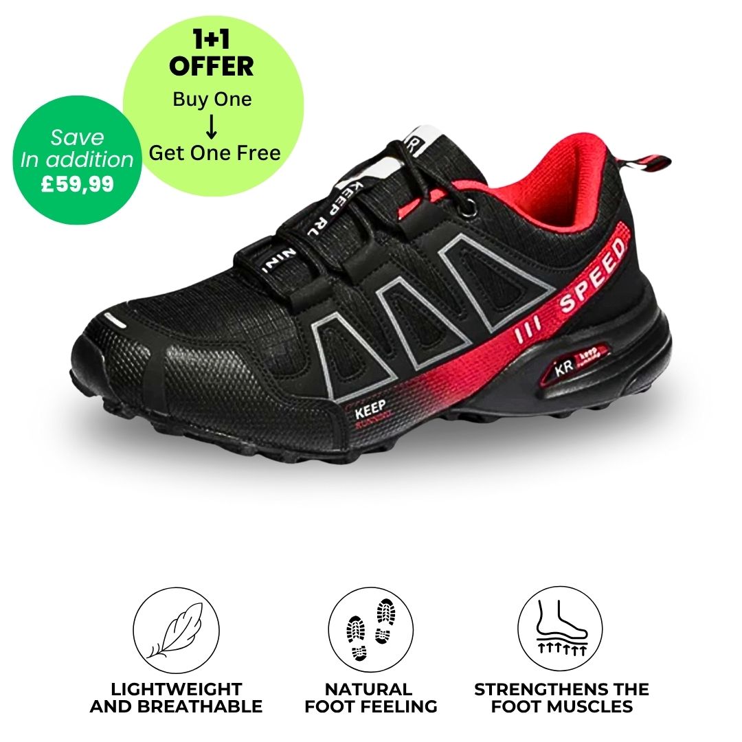 OrthoTrekking (2025) - ergonomic walking and hiking shoe for pain relief (Unisex) - Limited Edition (Buy One, Get One Free)