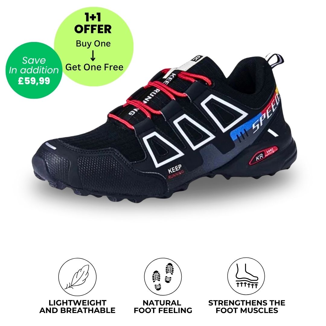 OrthoTrekking (2025) - ergonomic walking and hiking shoe for pain relief (Unisex) - Limited Edition (Buy One, Get One Free)