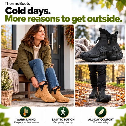 ThermoBoots – Waterproof All-Weather Boots for Year-Round Wear | Slip-Resistant & Pain-Relieving