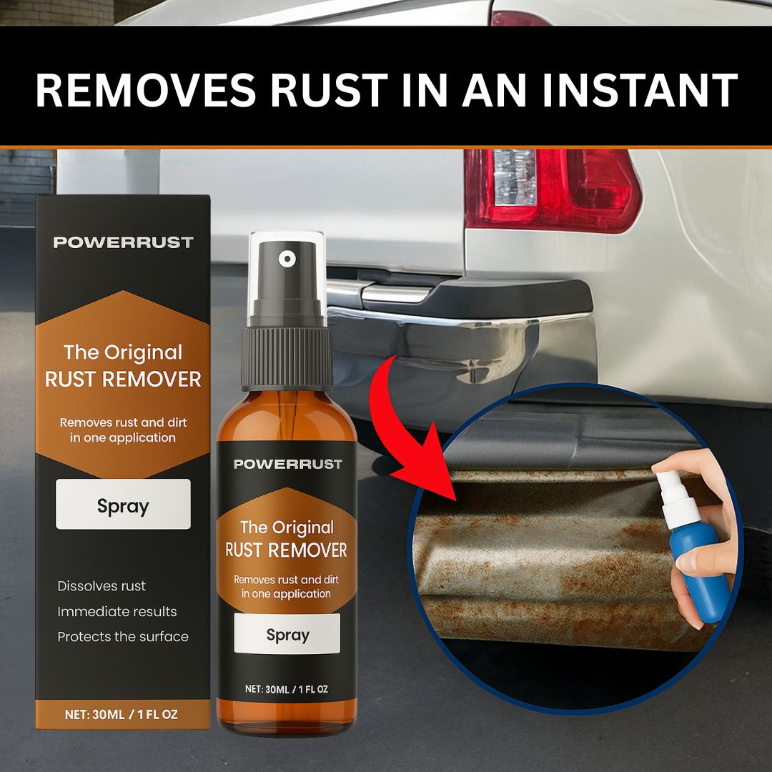 PowerRust Remover - removes even stubborn rust in seconds