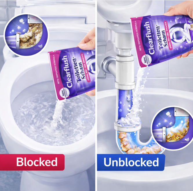 ClearFlush – The Original – Powerful Against Clogs, Limescale & Toilet Grime